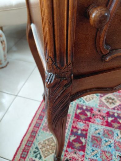 Antique French nightstand Louis XV style