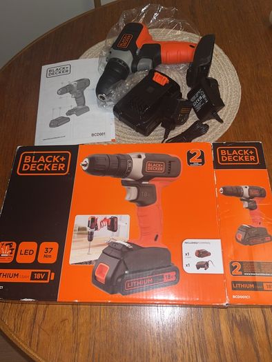 Black-decker 18v Cordless Drill Brand New