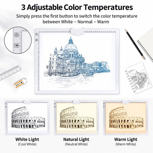 ELICE A3 LED Light Pad / Tracing Board