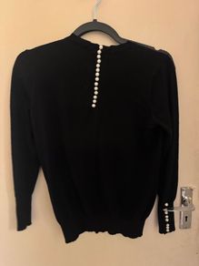 Savida pea Mel black jumper