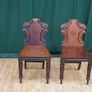 Victorian Mahogany Hall Chairs Image 2