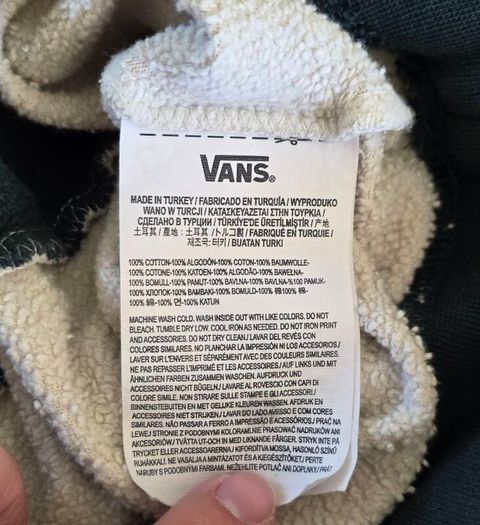 Vans Pullover Men's Colorblock Jumper Size 2XL