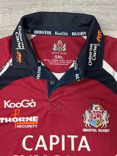 Vintage Kooga Bristol Rugby Jersey Shirt Mens Small