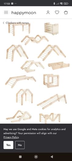 XL Happy moon pikler Climber and slides