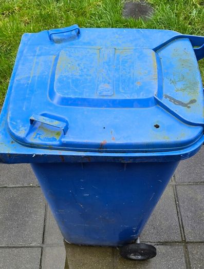 Large Recycling Weber Blue bin 240l
