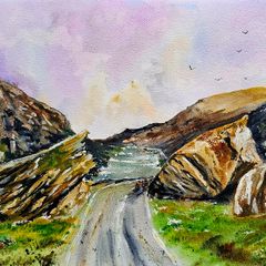 Gap of dunloe watercolour