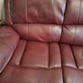 3 Seater recliner leather sofa Image 4