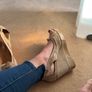 Tan wedge Sandals Image 5
