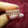 Crystal Gold Tone Ring Image 5