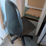 Grey fabric office chair - adjustable Image 2