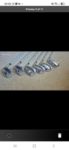 Cobra  Graphite Ladies  irons 6 ClubdRH