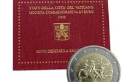 Vatican 2 Euro Commemorative Coin 2008 - Saint Paul's Year. In Blister/ Folder Card. BU