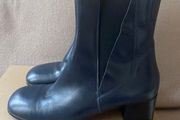Rizzoli Navy Leather Boots