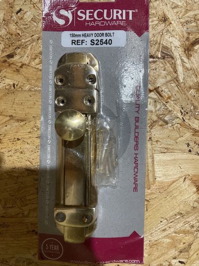 Heavy door bolt-150 mm,brand new