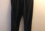 M&S fleece black pyjama bottoms (36-38/33)