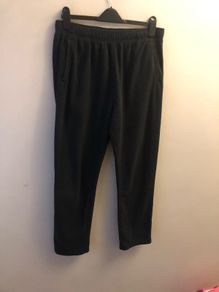 M&S fleece black pyjama bottoms (36-38/33)