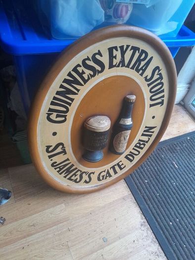 vintage Guinness sign