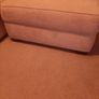 Cream fabric upholstered footstool with storage FINAL REDUCTION Image 2
