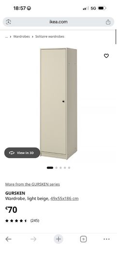 ikea single wardrobe