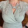 Mint Wrap Dress Image 4