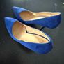 Zara blue suede shoes size 38 (UK5) Image 2