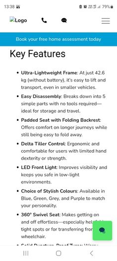 Mobility travel scooter-Vippi Rascal