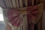 Curtains and roman blind