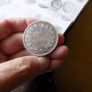 France 1834 BB,5 francs.King Louis Philippe.90% silver. Image 2