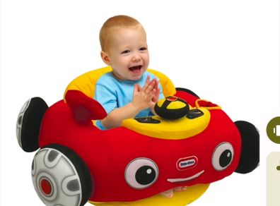 Little Tikes Cozy Coupe Infant Soft Plush Car Floor Chair