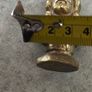 2 BRASS ITMEES-1- Primitive Antique Early Country Brass Push Up 9.5 INCHES Candlestick55.00 euro. 2- Brass Oliver Plunkett Tapper or papper wighte 60.00 euro. Image 8