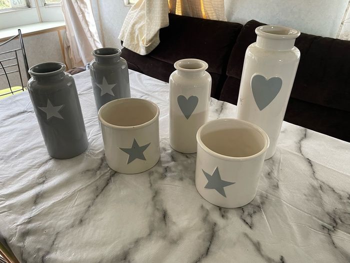 vases new priced clear