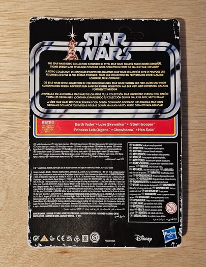 Star Wars Darth Vader 3.75 " Scale (Unpunctured) From The New Retro Collection New & Unopened