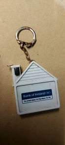 Vintage bank of Ireland measurement tape key ring , unusual novelty item ,,price includes post to anywhere in Ireland thank you, or if buyer collects cheaper, used condition see pictures for condition ,sold as seen
