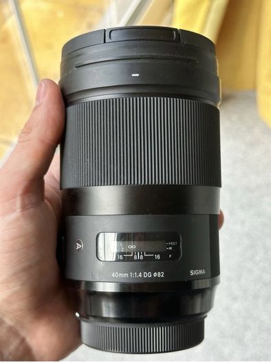 Sigma Art 40mm Fl.4 DG HSM Canon EF Mount Cine Lens - Black