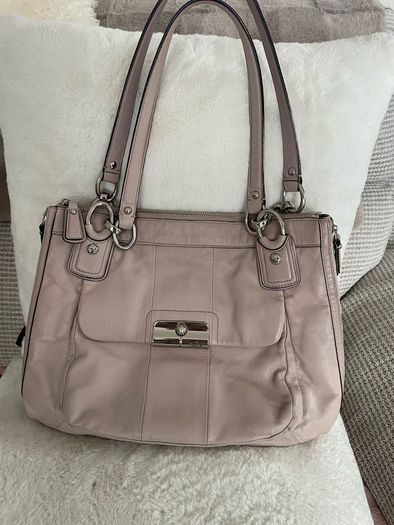Coach Blush Pink Kristin Expandable Smooth Leather Tote Bag - Open to Reasonable Offer