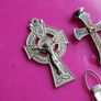 Collection of 5 Crosses Jesus Christian Onyx Zirconia Others 5cm , 3,5cm Image 5
