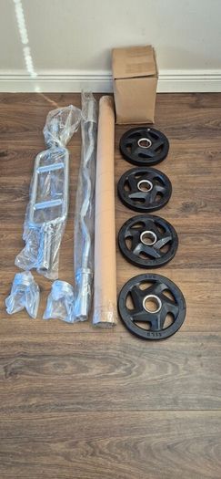 brand new olympic weight lifting set