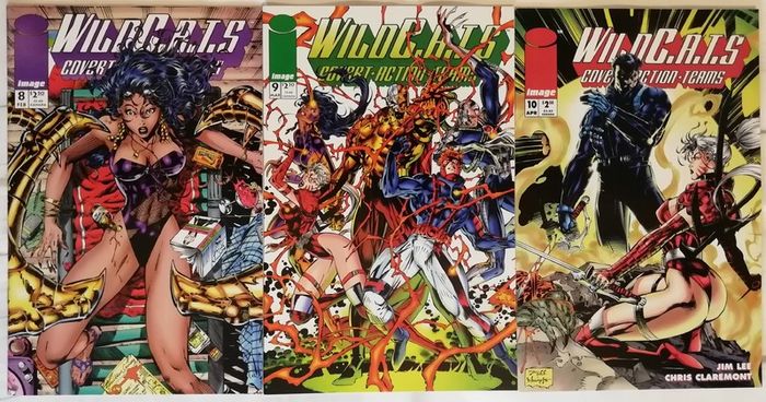 WildC.A.T.S. : Covert Action Teams #'s 1-6 & 8-10 (Jim Lee - 1992-1994)