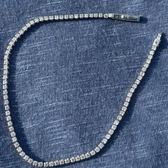 18k white gold  tennis bracelet