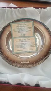 Weir & Sons silver dish