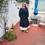 The Frankie Shop Mavis OVersized black trench coat Image 5