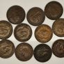 Great Britain 1/4d Farthing Lot 1886 1934 1926 1939 1943 1944 1945 1947 1951 1952x2 Image 5