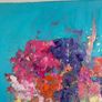 Large Original Abstract Floral Art Painting Irish abstract art Warm Aesthetic Image 5