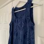 Dunnes Stores Navy Patterned Vest Top Image 5