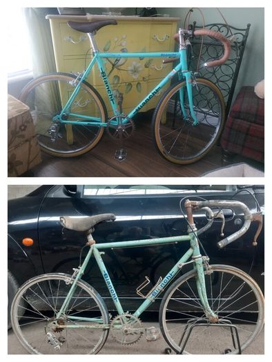 Vintage Bianchi bicycle