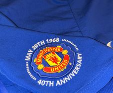 Manchester United shorts 2007 2008 40 year anniversary European Cup 1968 M