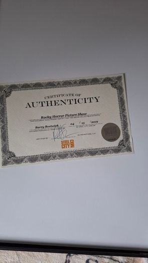 Autograph Rocky Horror Barry Bostwick