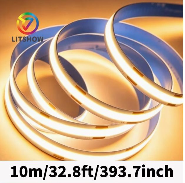 10M LITSHOW Motion Sensor LED Strip Light, USB Powered Auto On/Off Switch, Adjustable Brightness White And Warm Light,