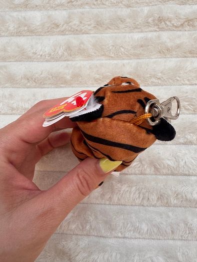 TY Beanie Babies Tiger Clawdia approx. 10 cm keychain Please see photos