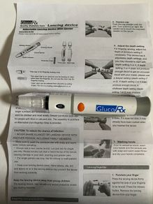 lancing device for glucometer